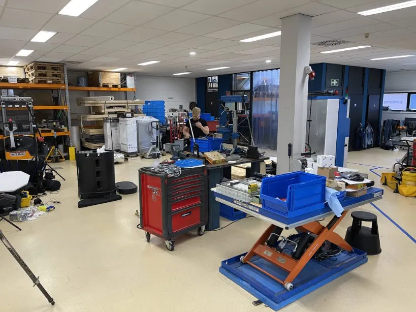 Fontijne assemblage werkplaats