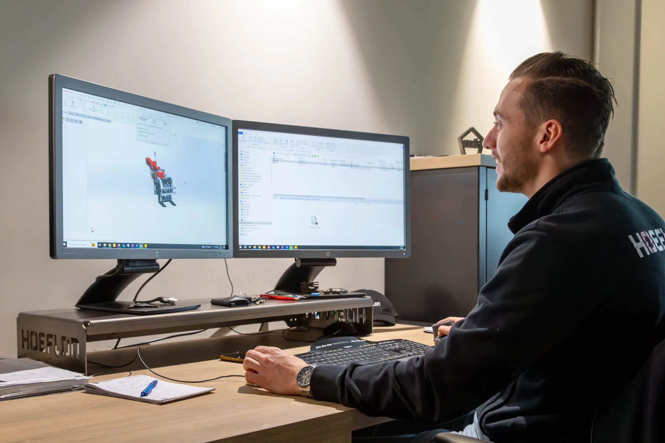 Hoeflon enthousiaste engineer