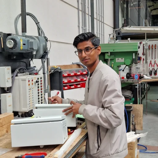 HTC medewerker besturing controle fabriek l