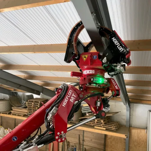 Hoeflon machine met groen licht